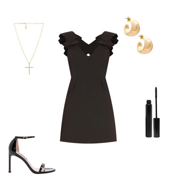 Amanda Uprichard Gimlet Black Mini Dress - Picture 4 of 4